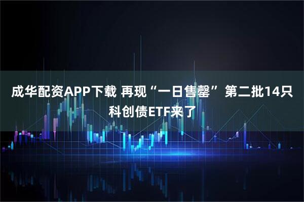 成华配资APP下载 再现“一日售罄” 第二批14只科创债ETF来了