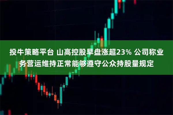 投牛策略平台 山高控股早盘涨超23% 公司称业务营运维持正常能够遵守公众持股量规定